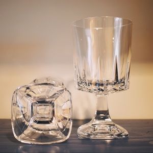 Squared Wine Glasses